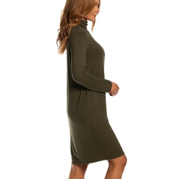 Brigitte Brianna Turtleneck Dress- Size M - Picture 2 of 3